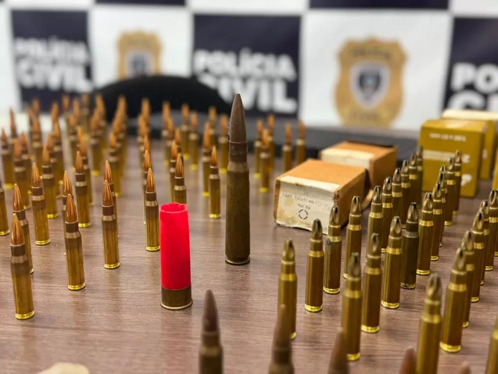 Polícia Civil apreende munições de guerra em depósito no Valentina, em João Pessoa