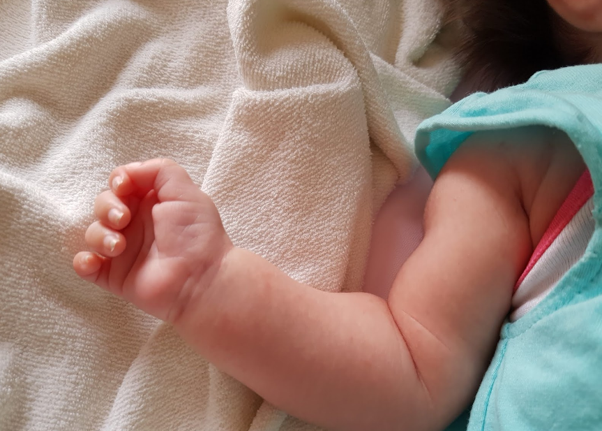 Bebê recém-nascida. Reprodução: Internet.