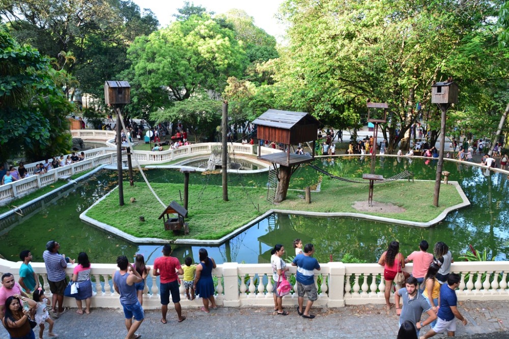 Parque Arruda Câmara, em João Pessoa. Reprodução: Internet.