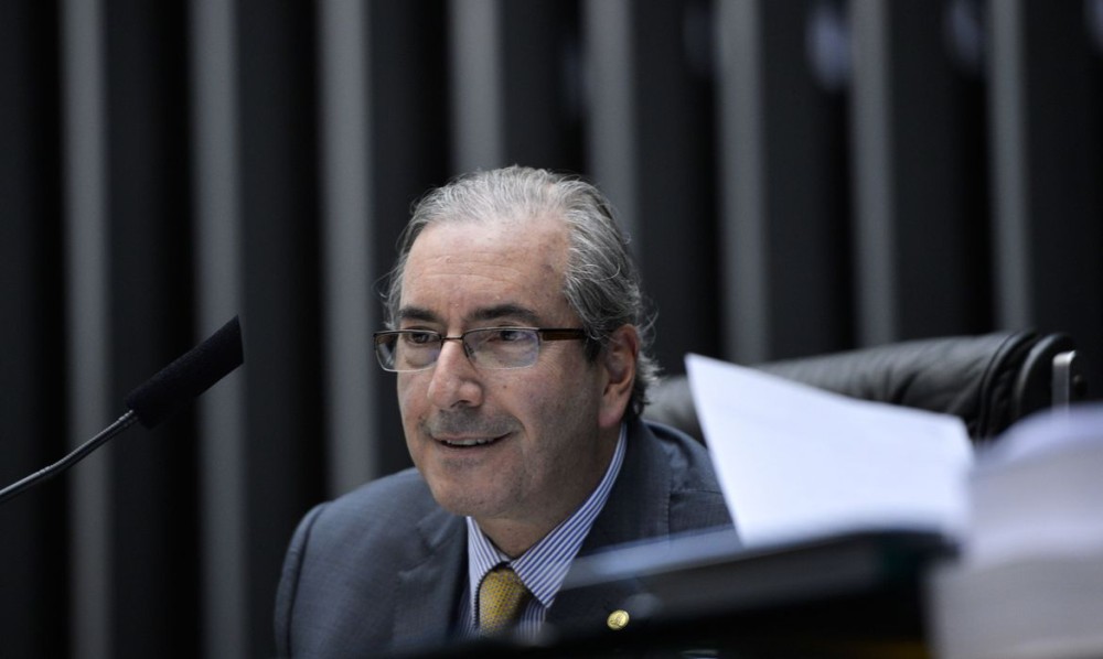 O presidente da Câmara dos Deputados, Eduardo Cunha, durante sessão plenária para análise e discussão da Reforma Política (Gustavo Lima / Câmara dos Deputados)