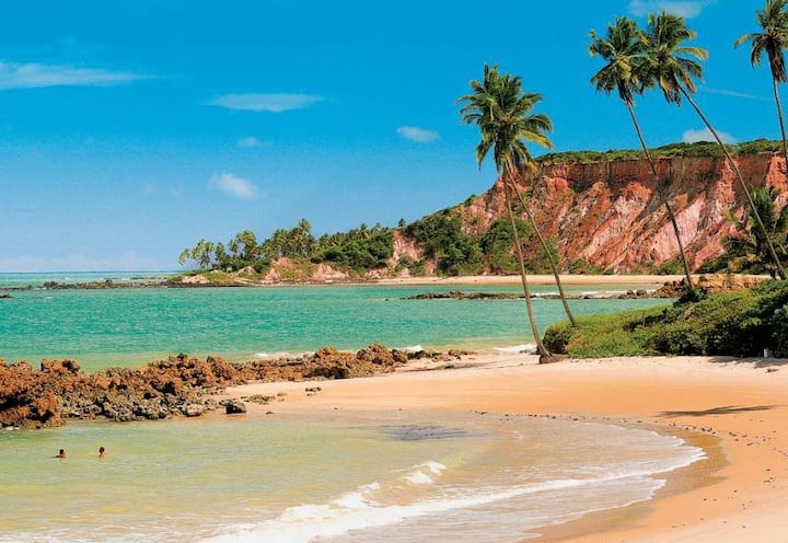 Praia de Carapibus. Reprodução: Internet.