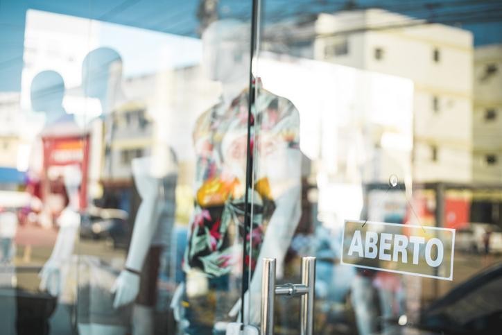 Showroom, Store, Open Sign, Entrance, Store