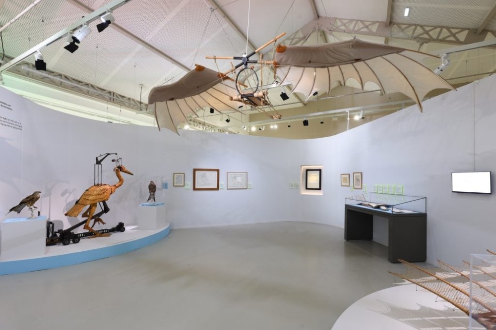 Vista da exposição “Biomimicry”. Foto: Clos Lucé.