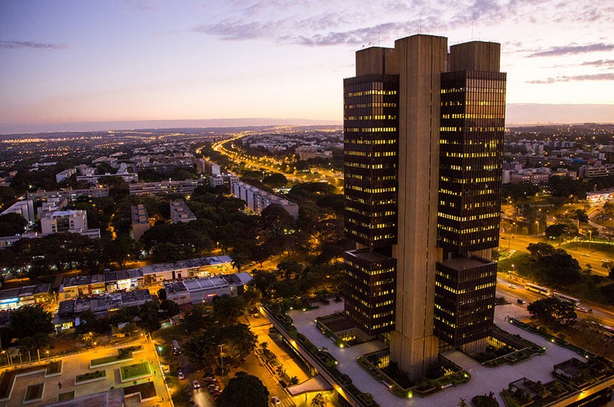 Edifício sede do Banco Central em Brasília-DF.