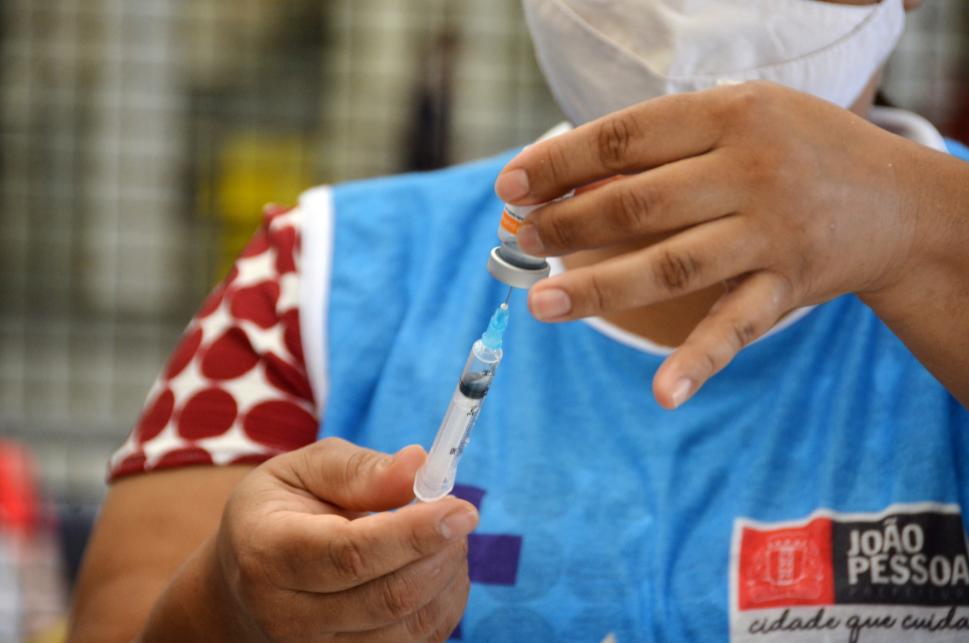 Vacinação João Pessoa. Reprodução: Prefeitura de João Pessoa.