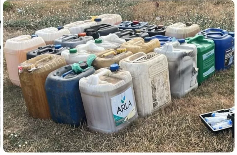 Homem é preso com depósito clandestino com quase 500 litros de combustível em João Pessoa