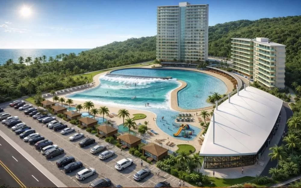 João Pessoa terá piscina com ondas realistas e experiência de surf fora do mar em novo empreendimento do Polo Cabo Branco
